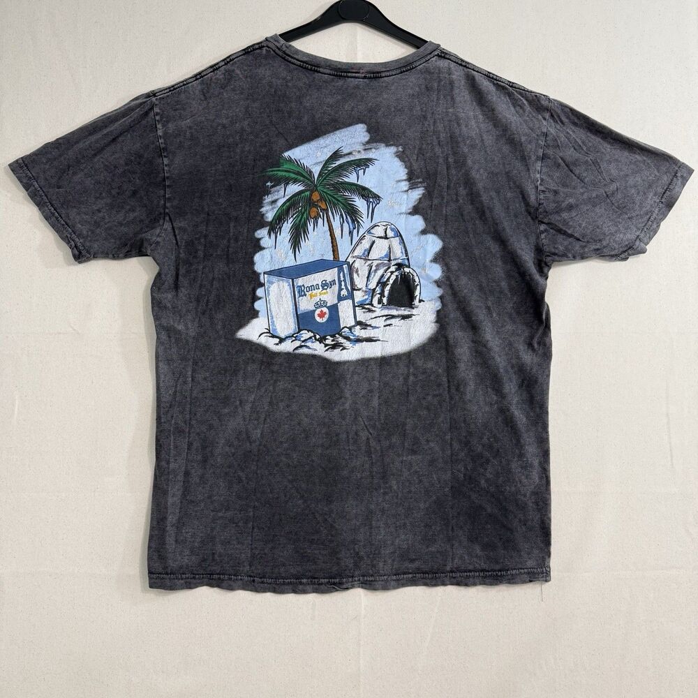 Nelk Boys Rona Season Short Sleeve Tee Shirt Men's Size XLarge Grey Distressed